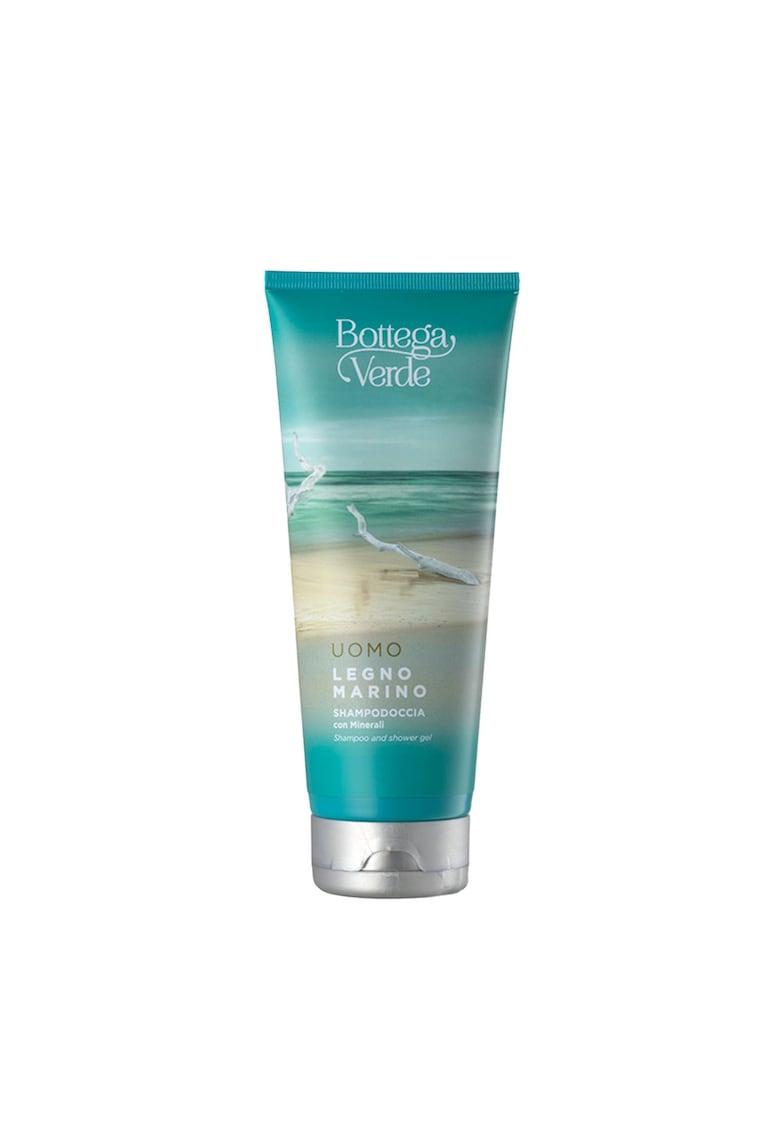 Sampon si Gel de Dus 2 in 1 - Hidratant - Cu Aroma Lemnoasa - Legno Marino - Curatare Delicata si Catifelare pentru Piele si Par - Ofera Hidratare si Revitalizare - Ideal pentru Ingrijire Zilnica - 200 ml