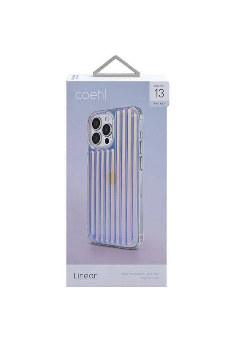 Husa de protectie coehl linear pentru iphone 13 pro max - iridescent
