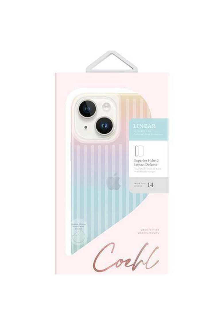 Husa de protectie Coehl Linear pentru iPhone 14 - Iridescent