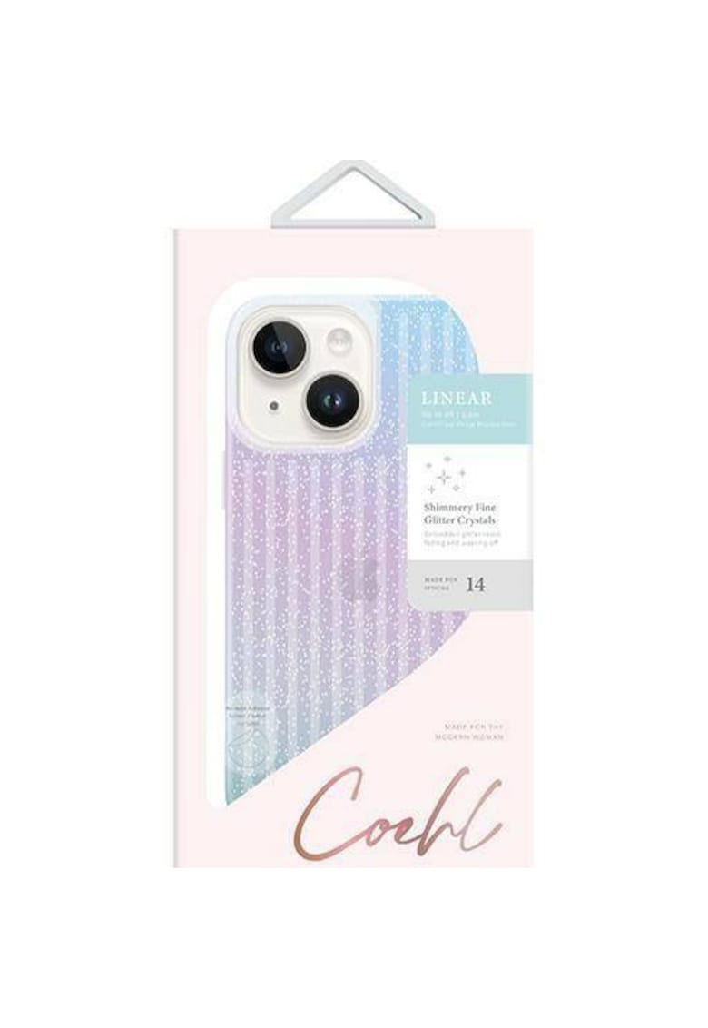 Husa de protectie coehl linear pentru iphone 14 - stardust