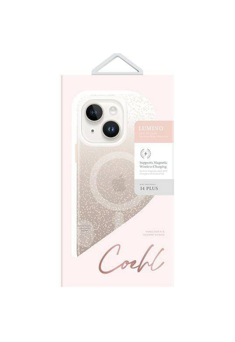 Husa de protectie Coehl Lumino pentru iPhone 14 Plus - Champagne Gold
