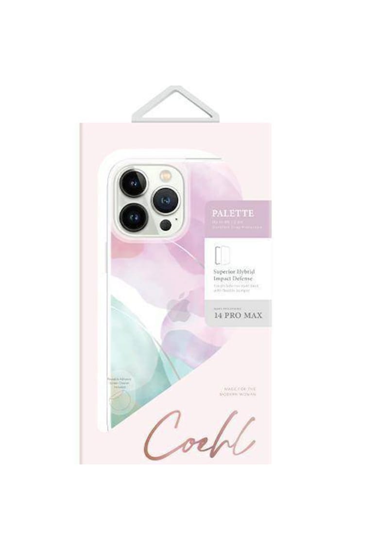 Husa de protectie coehl palette pentru iphone 14 pro max - soft lilac