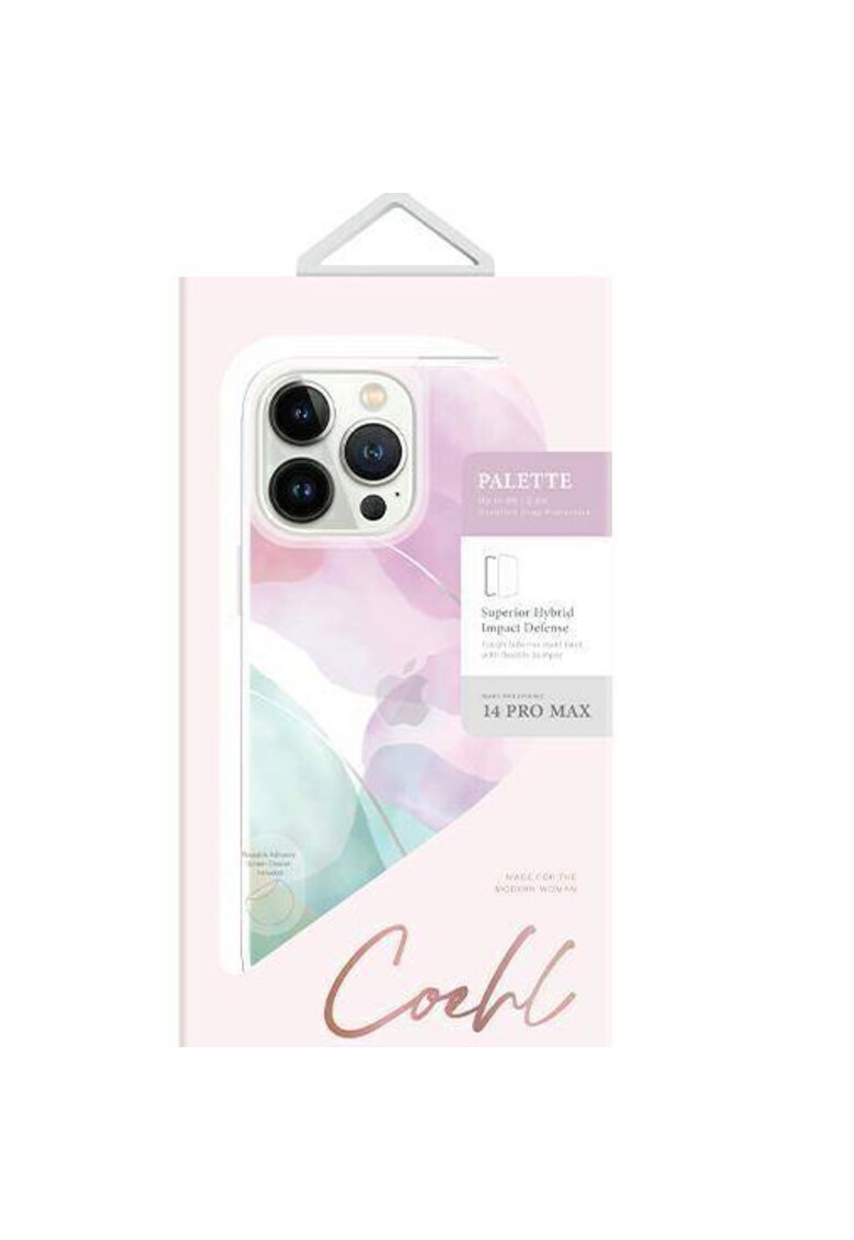 Husa de protectie coehl palette pentru iphone 14 pro max - soft lilac