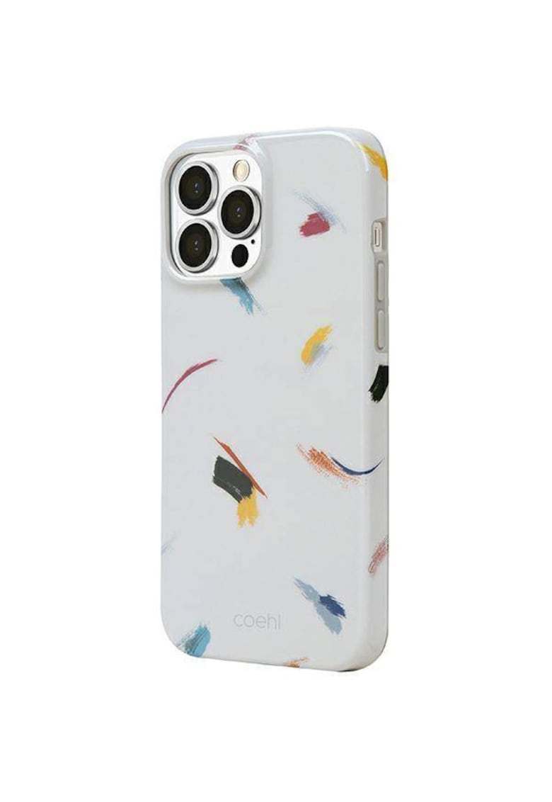 Husa de protectie coehl reverie pentru iphone 13 pro /13 - soft ivory