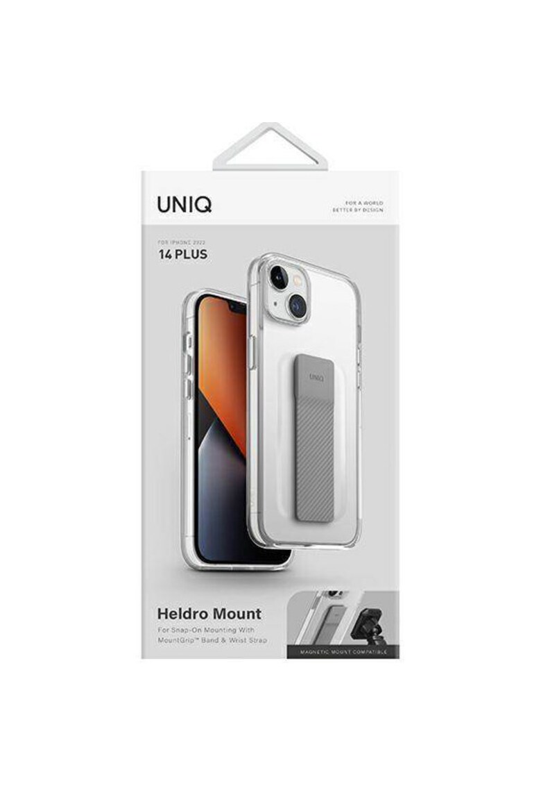 Husa de protectie heldro mount pentru iphone 14 plus - lucent clear