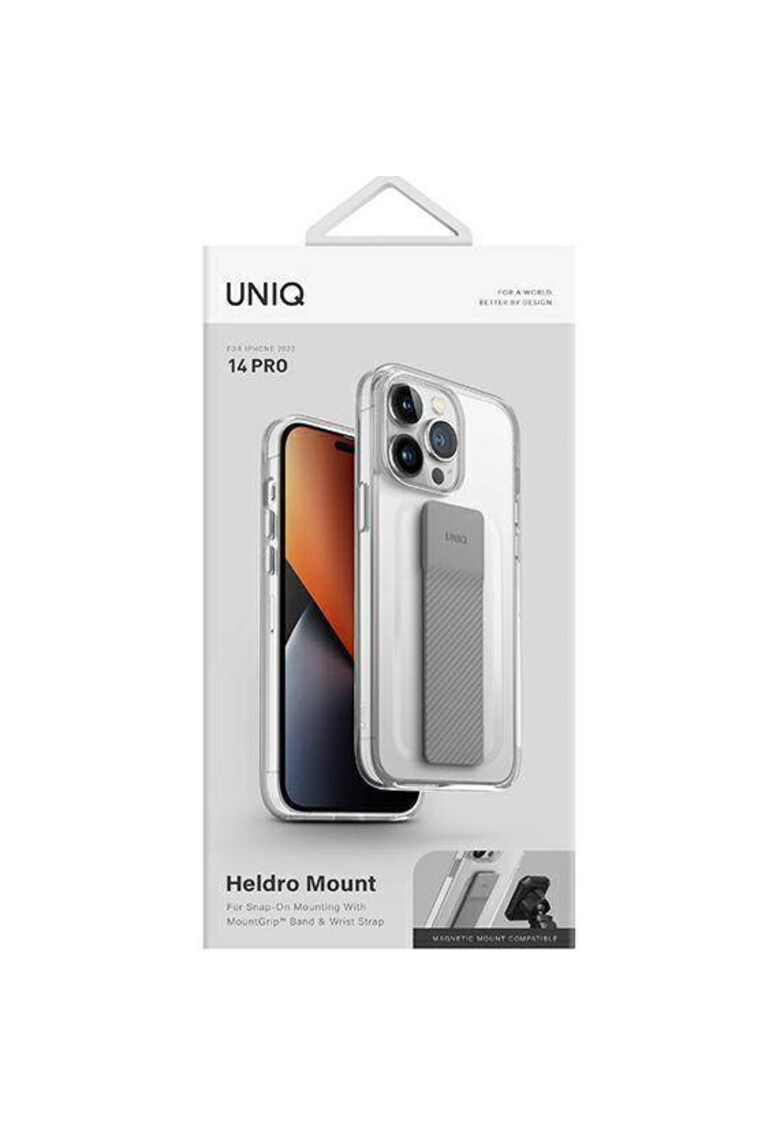 Husa de protectie heldro mount pentru iphone 14 pro - lucent clear