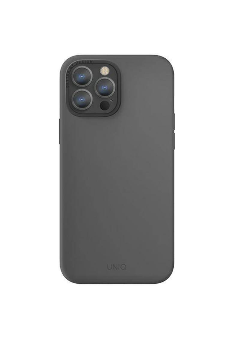 Husa de protectie lino hue magclick pentru iphone 13 pro /13 - charcoal grey