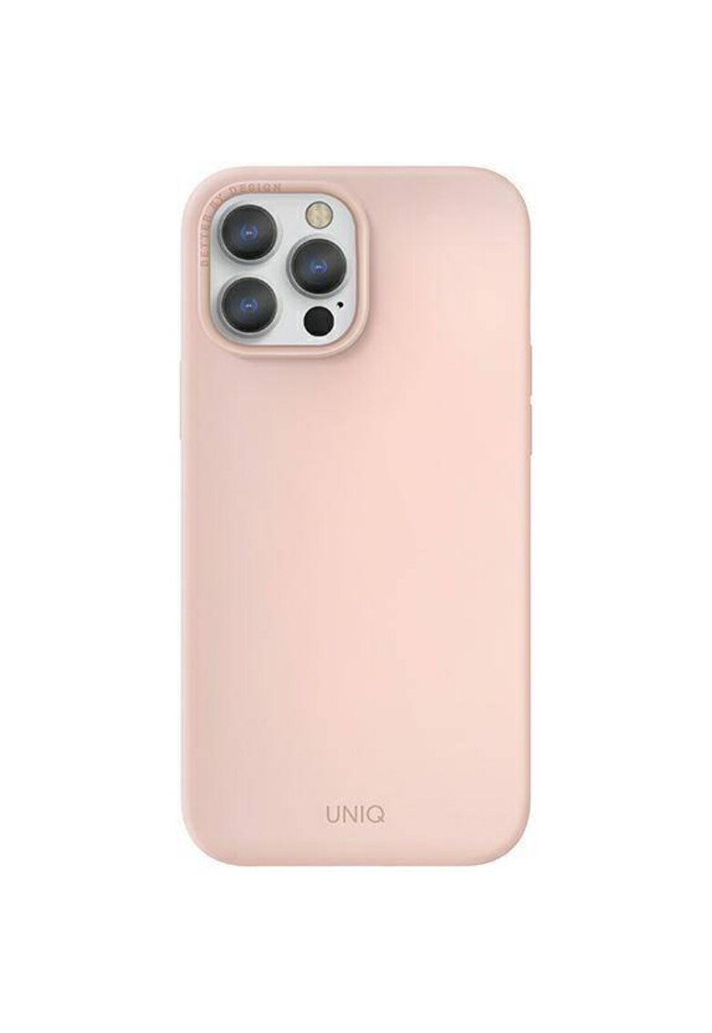 Husa de protectie lino hue magclick pentru iphone 13 pro max - blush pink