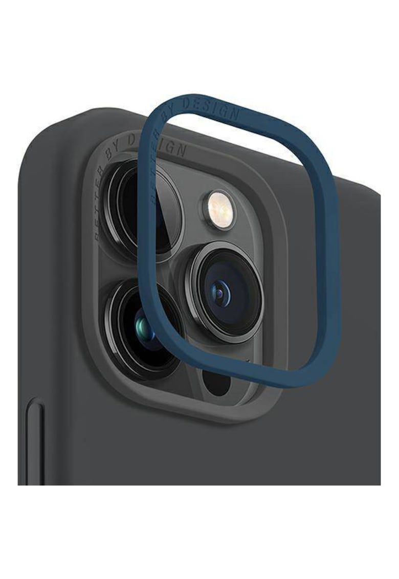 Husa de protectie lino hue magclick pentru iphone 14 pro - charcoal grey