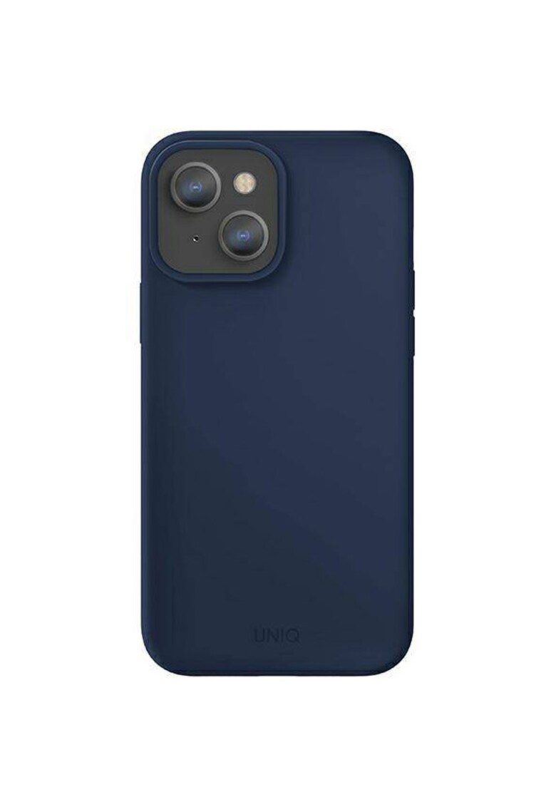 Husa de protectie lino pentru iphone 13 - marine blue