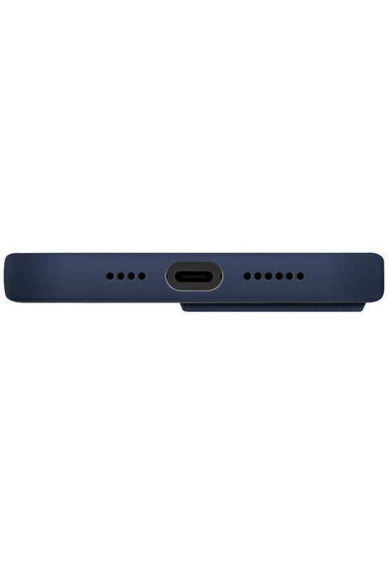 Husa de protectie lino pentru iphone 14 plus - marine blue