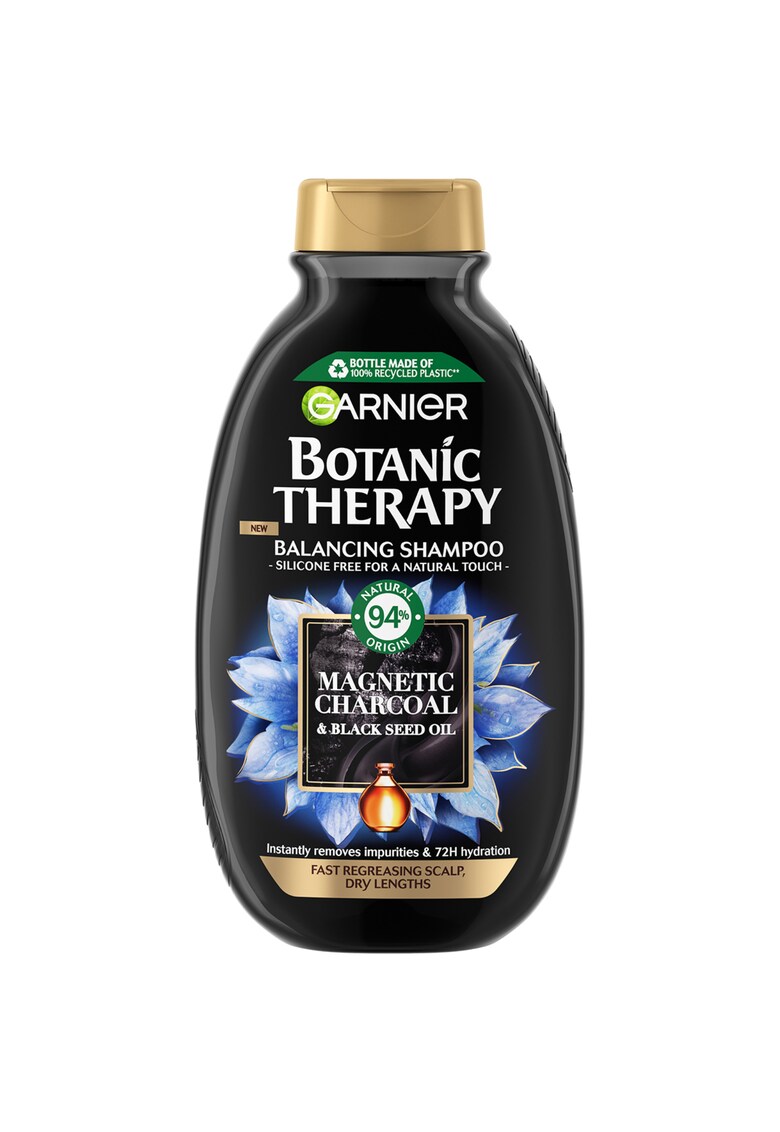Sampon Botanic Therapy Magnetic Charcoal & Black Seed Oil - 400 ml