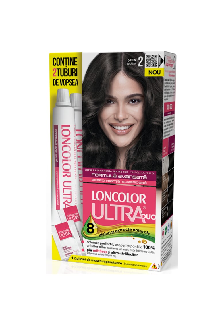 Vopsea de Par Permanenta Ultra Max 2 Saten - 200 ml