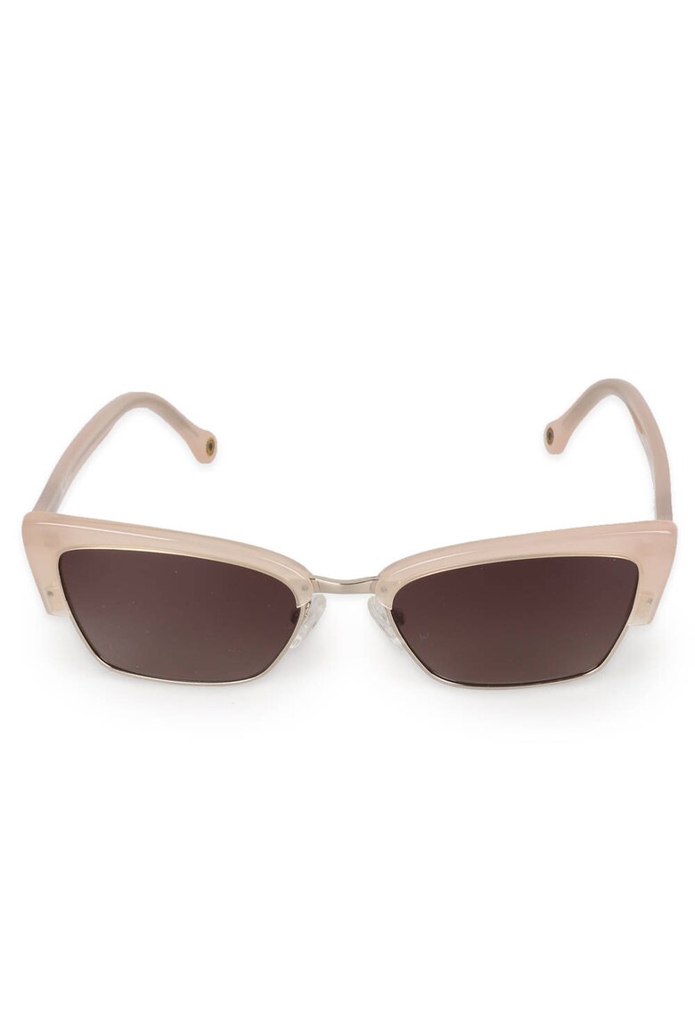 Ochelari de soare dama - Plastic/Metal - 53x10x10 - Bej