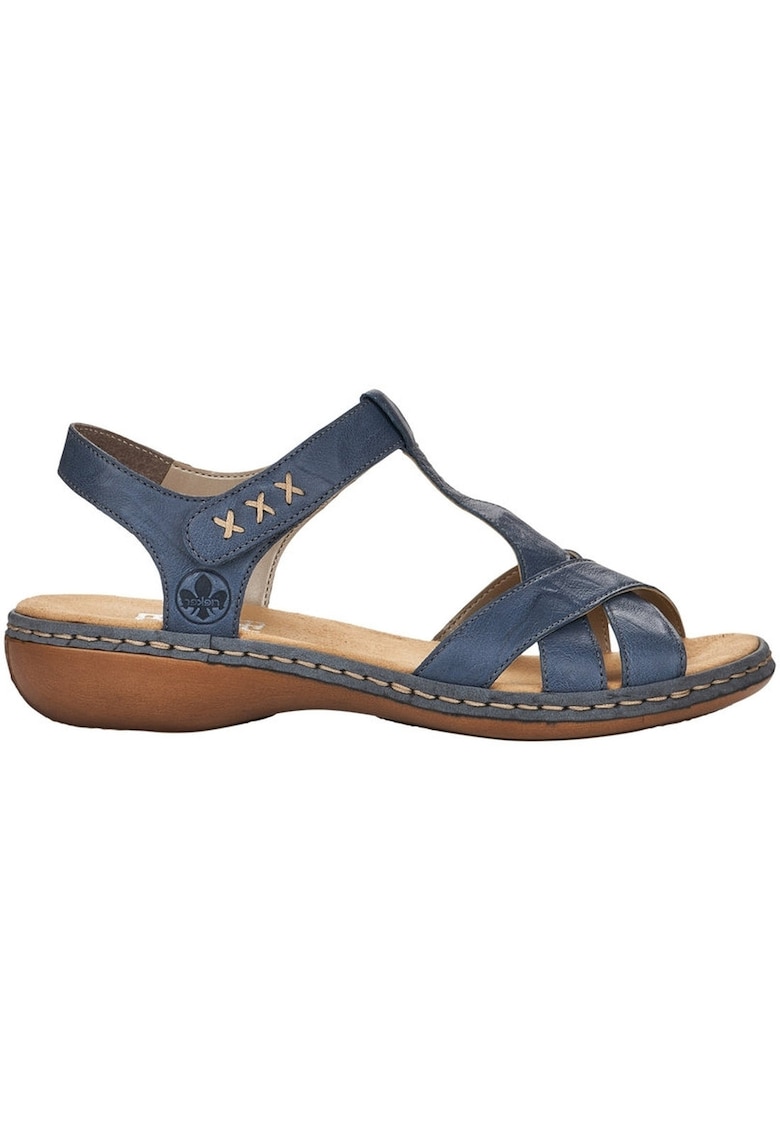 Rieker Sandale Piele 8797965 - Albastru