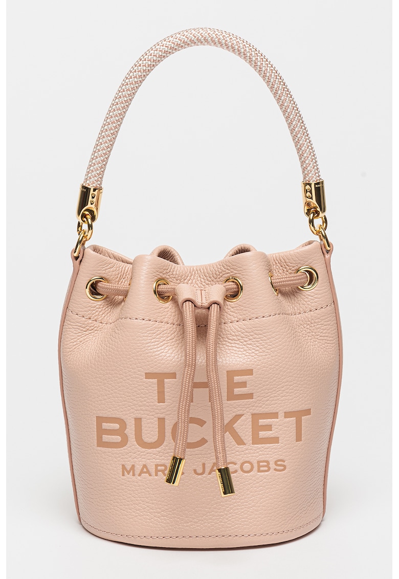 Marc Jacobs Кожена чанта с релефно лого за Жени Marc Jacobs Кожена чанта с релефно лого за Жени