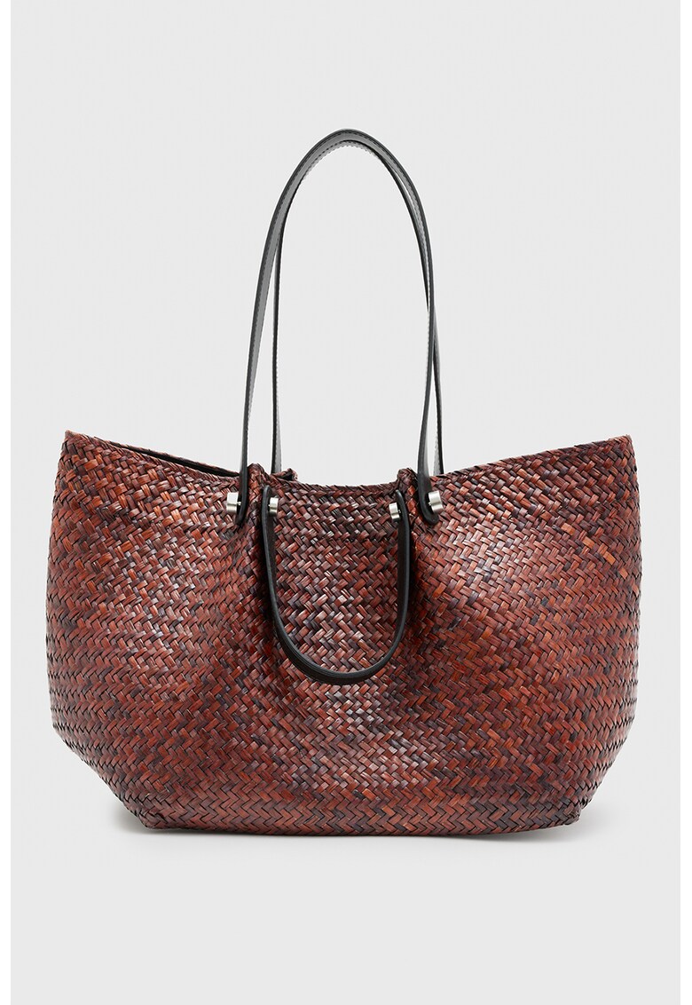 AllSaints Сламена шопинг чанта Allington за Жени AllSaints Сламена шопинг чанта Allington за Жени