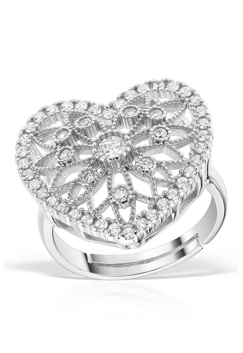 Inel de argint decorat cu cristale zirconia fashiondays.ro poza noua reduceri 2022