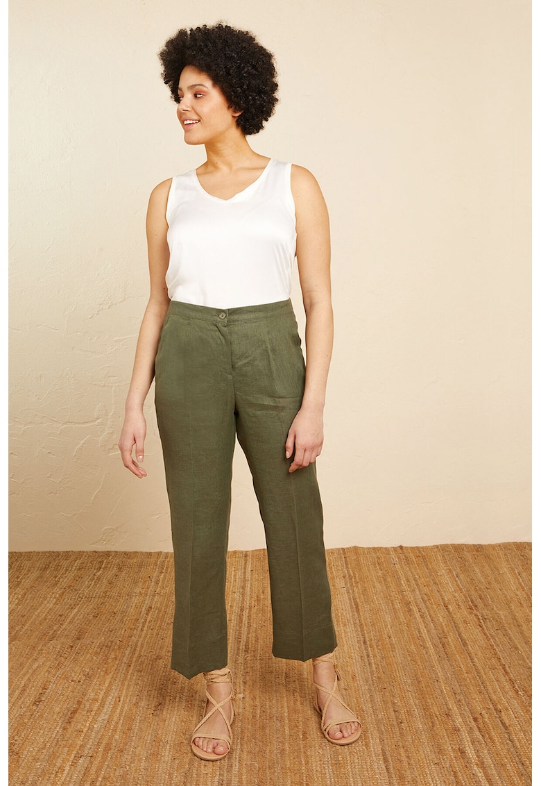 Pantaloni crop de in