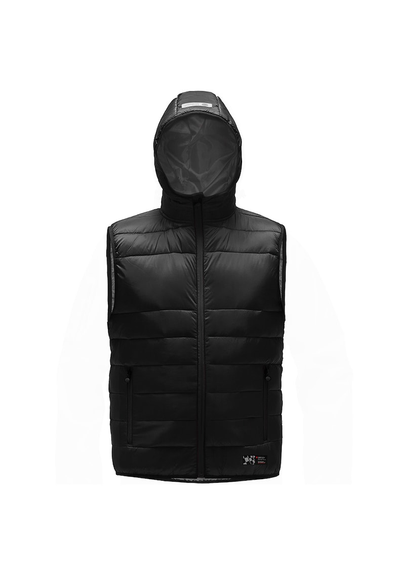 Vesta barbati Poliester - Negru