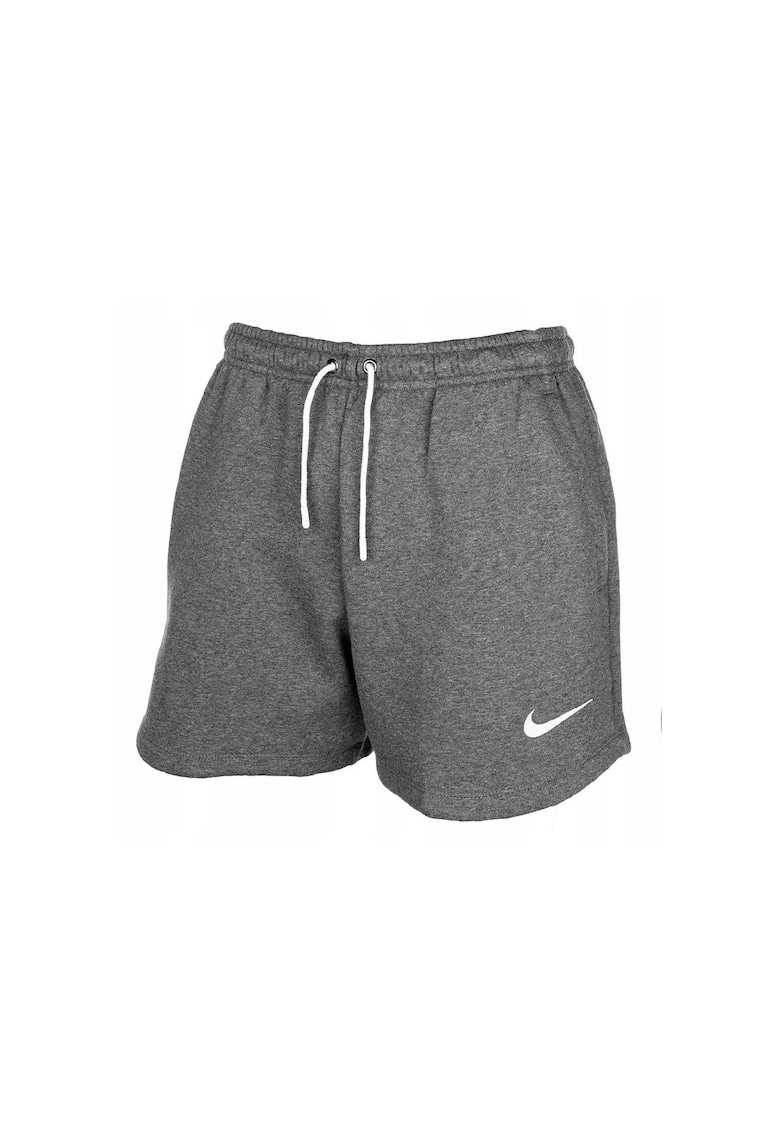 Pantaloni scurti dama - Bumbac/Poliester - Alb/Gri -