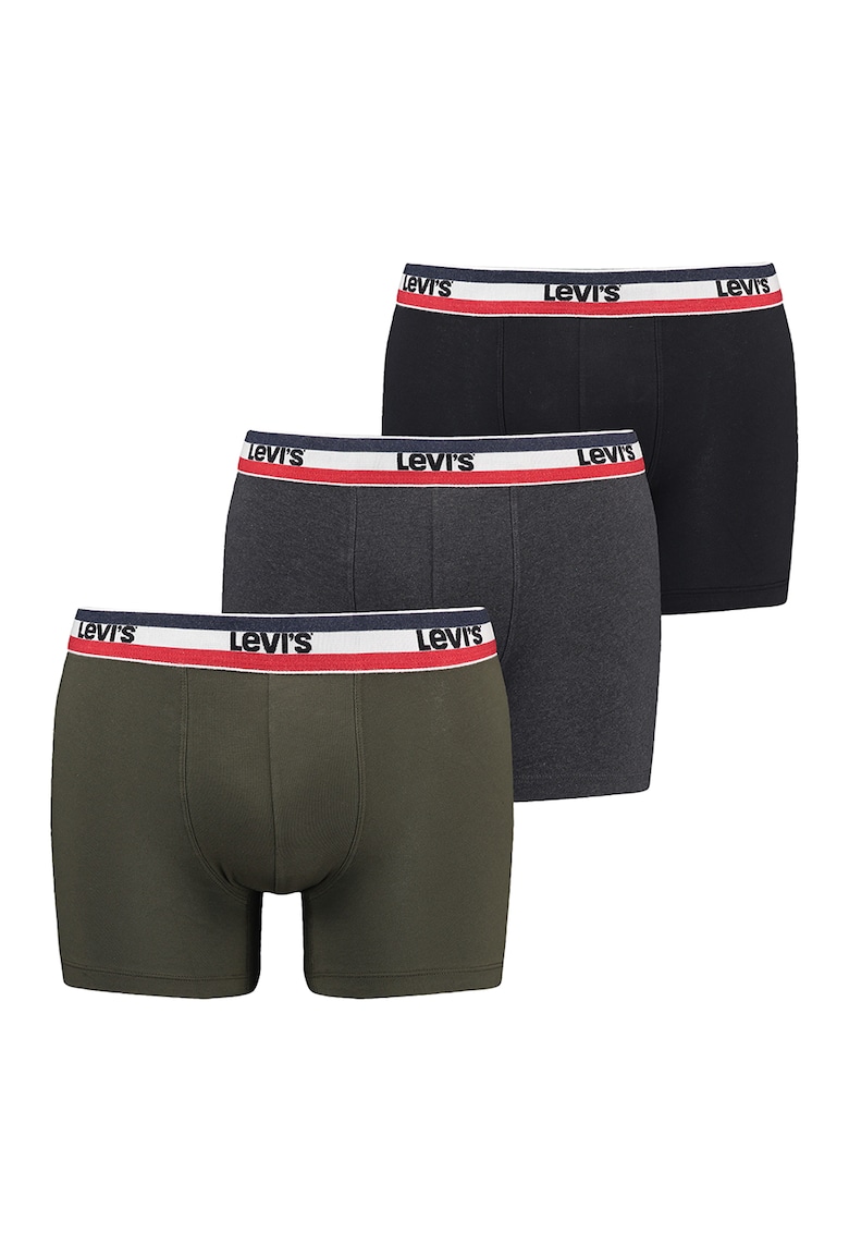 Set de boxeri din amestec de bumbac organic - 3 perechi