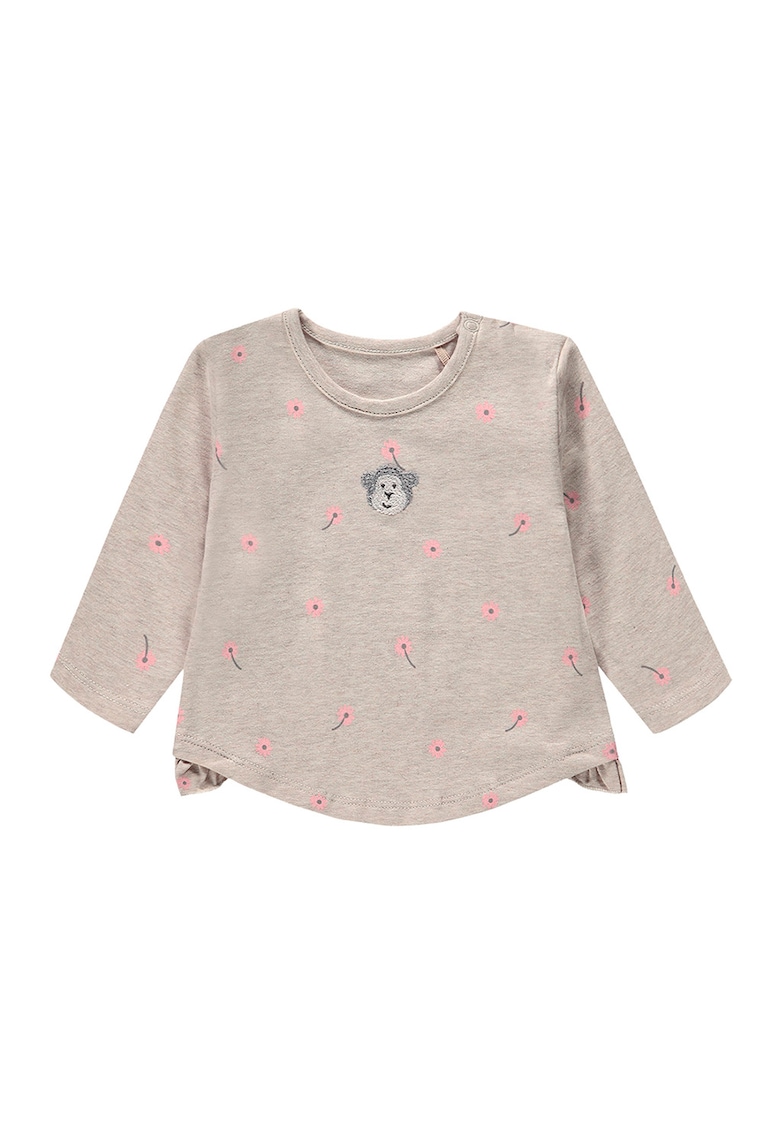 Bluza din amestec de bumbac organic cu model