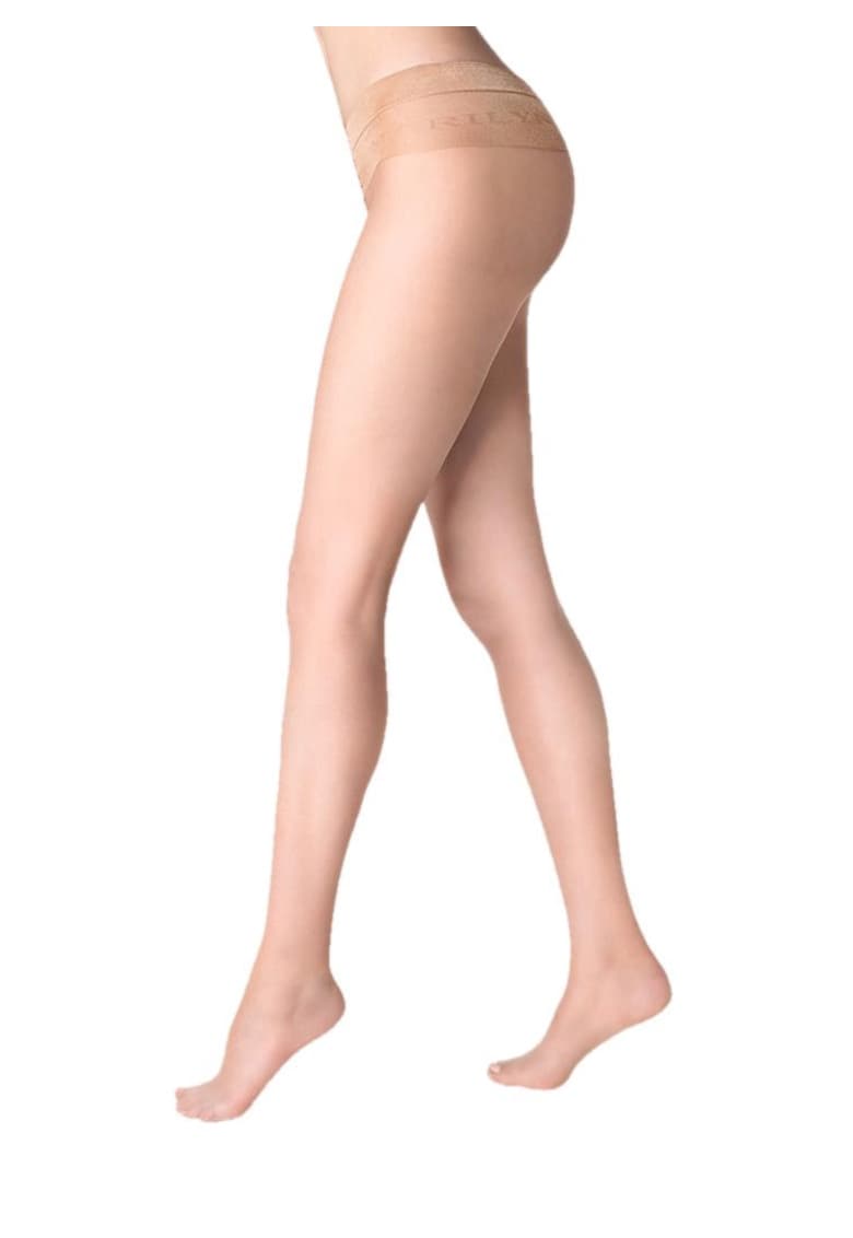 Dres dama cu talie joasa - 20 DEN - Bej - Bej