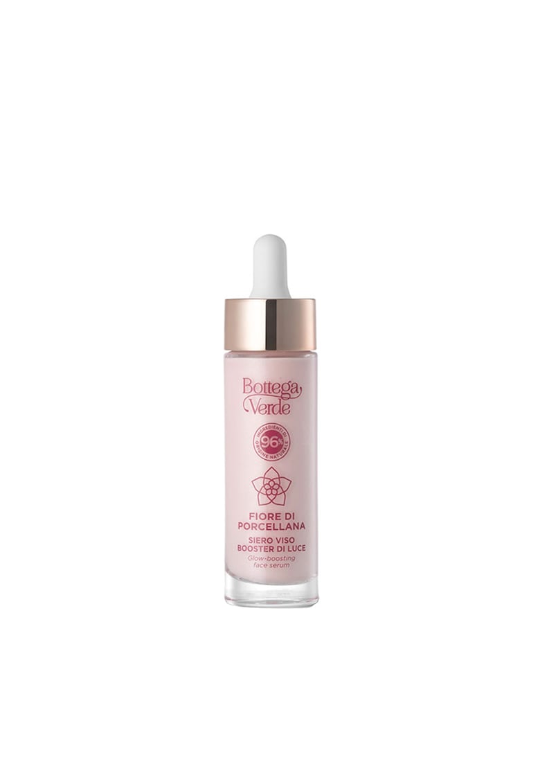 Ser pentru toate tipurile de ten - cu efect de luminozitate - Fiore di Porcellana - 30 ML -