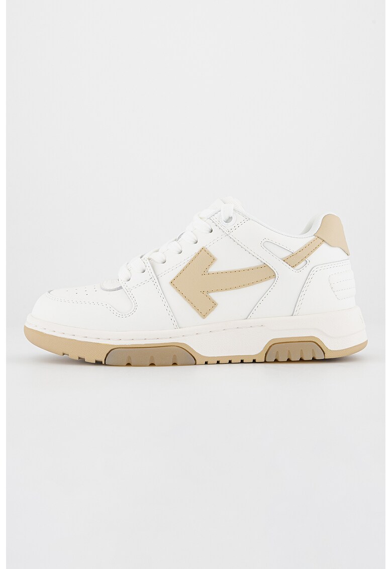 OFF-WHITE Кожени спортни обувки с текстил за Жени OFF-WHITE Кожени спортни обувки с текстил за Жени