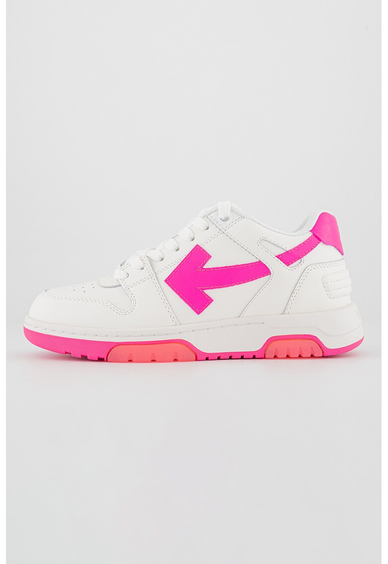 OFF-WHITE Кожени спортни обувки с текстил за Жени OFF-WHITE Кожени спортни обувки с текстил за Жени