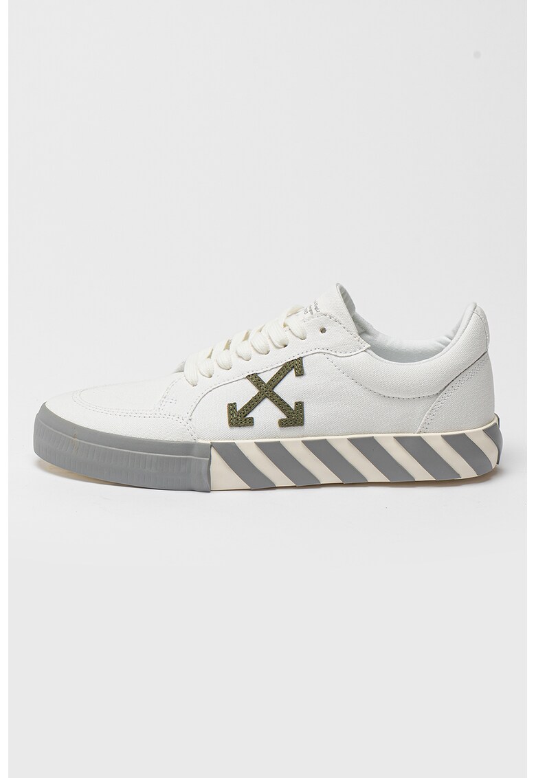 OFF-WHITE Текстилни спортни обувки с лого за Мъже OFF-WHITE Текстилни спортни обувки с лого за Мъже