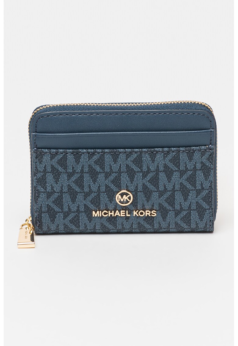 Michael Kors Калъф за карти Charm от еко кожа с цип за Жени Michael Kors Калъф за карти Charm от еко кожа с цип за Жени