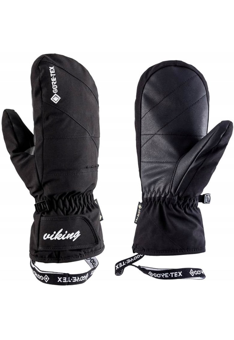 Manusi dama -  Poliester - Negru - 5