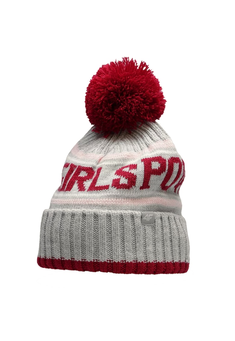 Caciula fete cu pompon - HJZ22 JCAD005 62S - Acril -