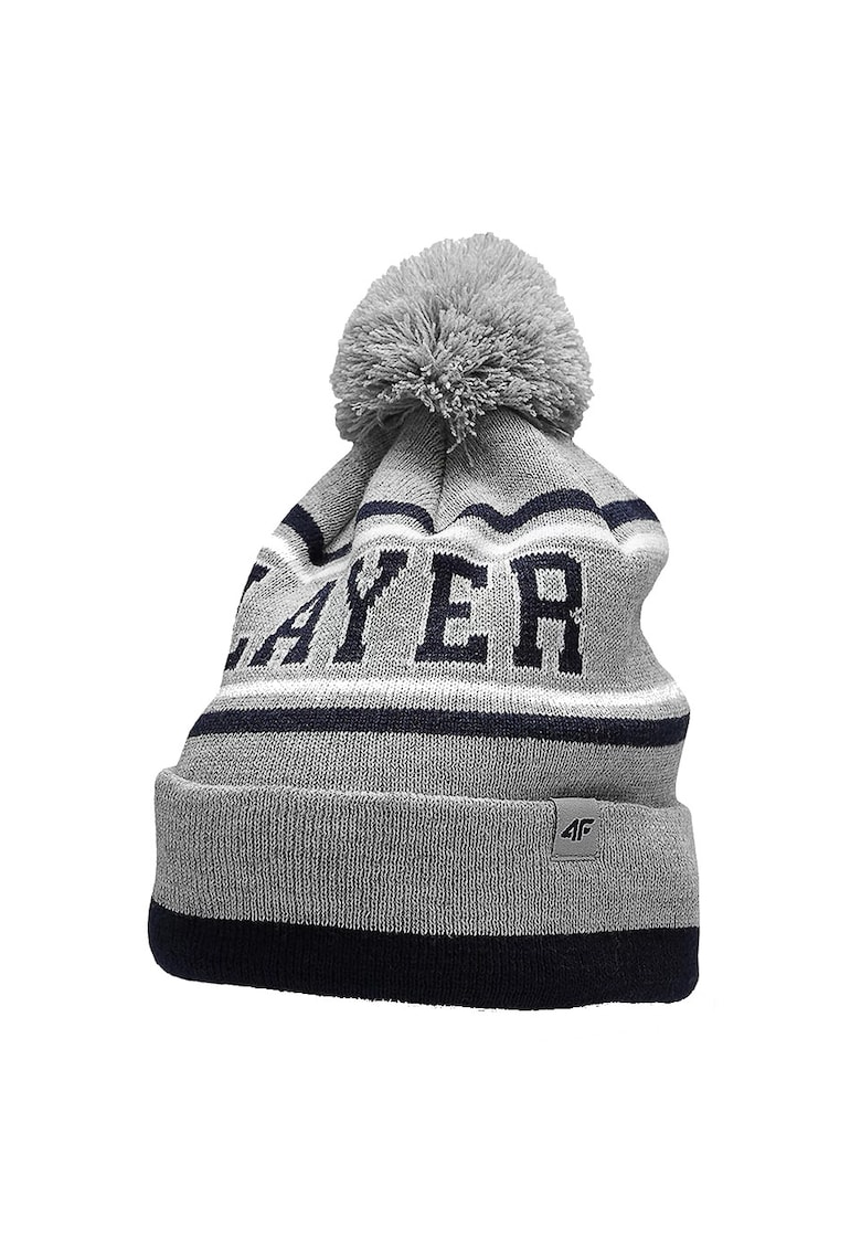 Caciula copii - HJZ22 JCAM005 27M - Acril - 52-56 cm - Gri/Negru