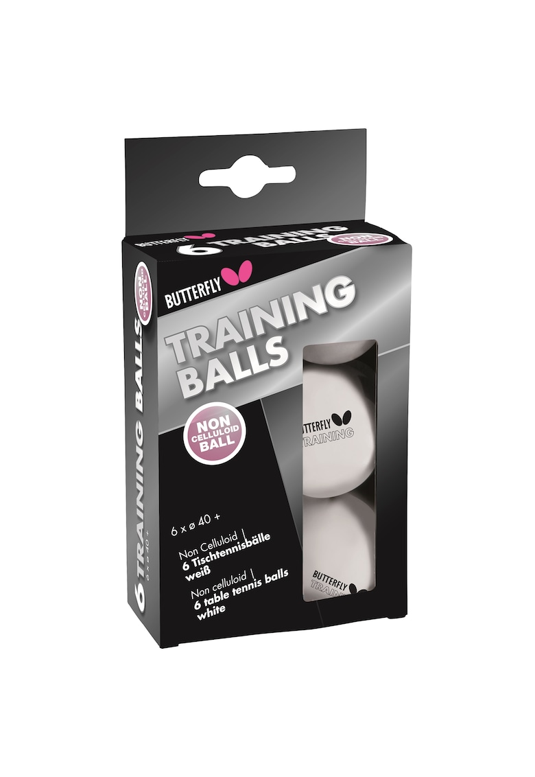 Set 6 mingi tenis de masa Training - Alb