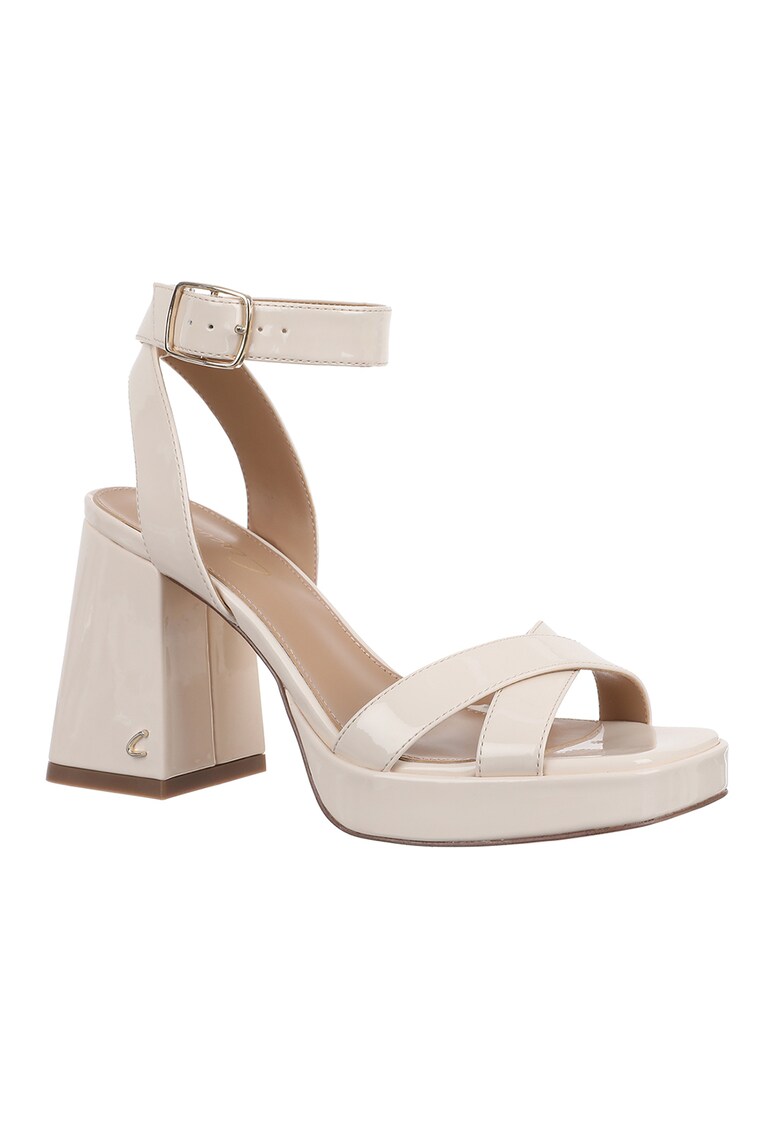 CIRCUS BY SAM EDELMAN Лачени сандали Kaitlyn с масивен ток за Жени CIRCUS BY SAM EDELMAN Лачени сандали Kaitlyn с масивен ток за Жени