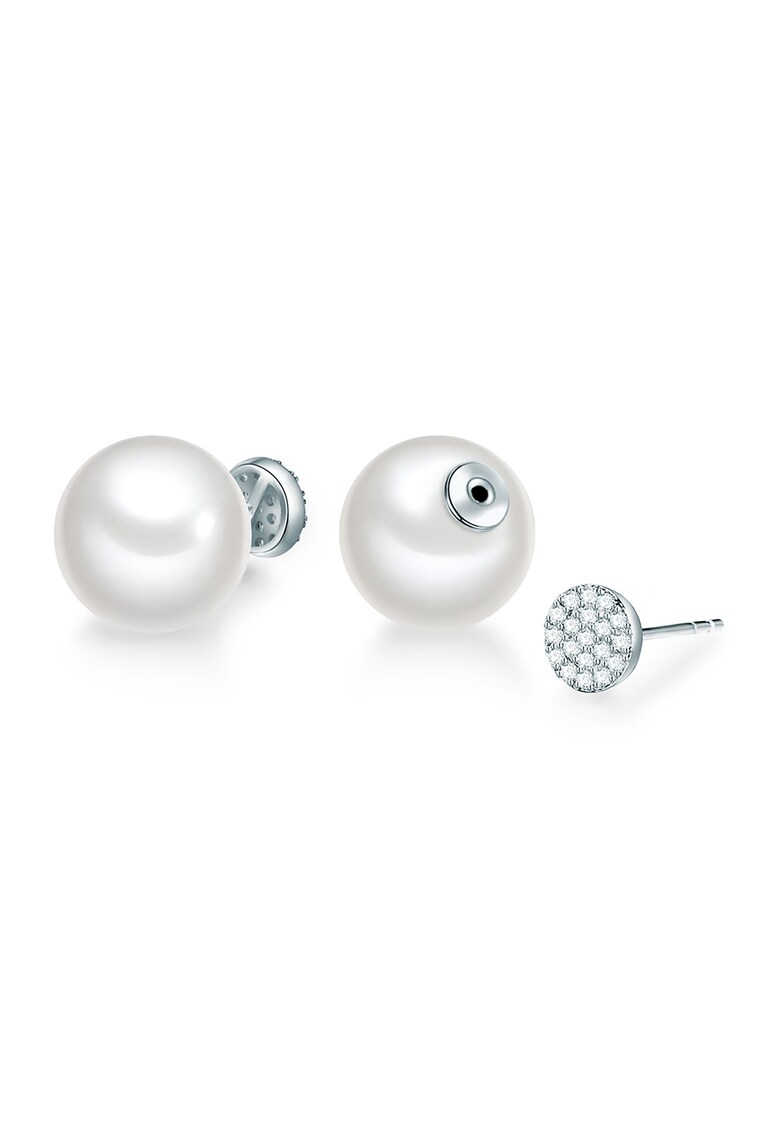 Cercei cu perle si cristale zirconia fashiondays.ro poza noua reduceri 2022