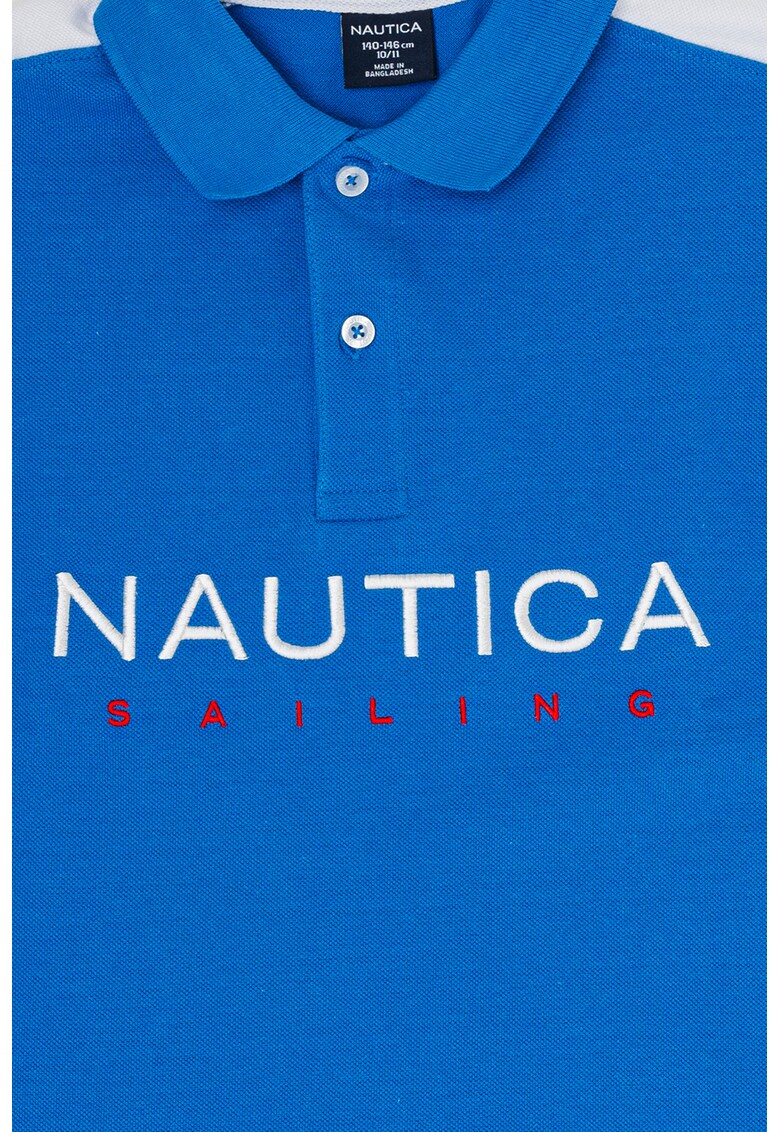 Tricou polo cu logo brodat barret