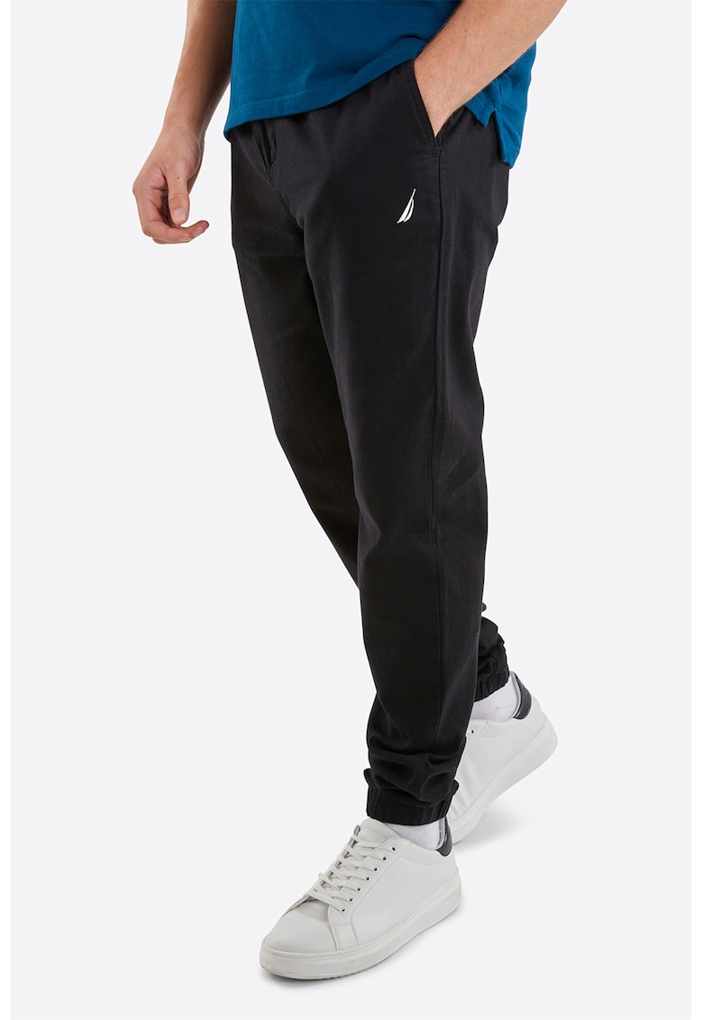 Pantaloni regular fit cu talie medie hank