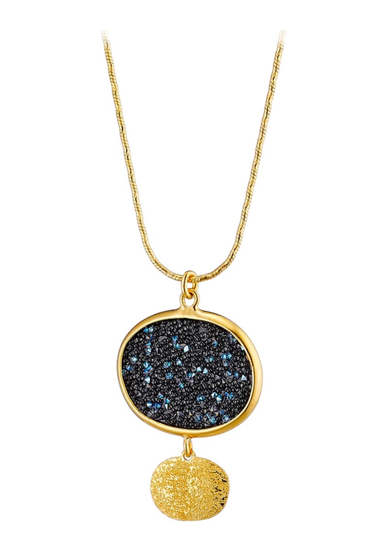 OXETTE Колие с покритие от 18K злато и кристали за Жени OXETTE Колие с покритие от 18K злато и кристали за Жени