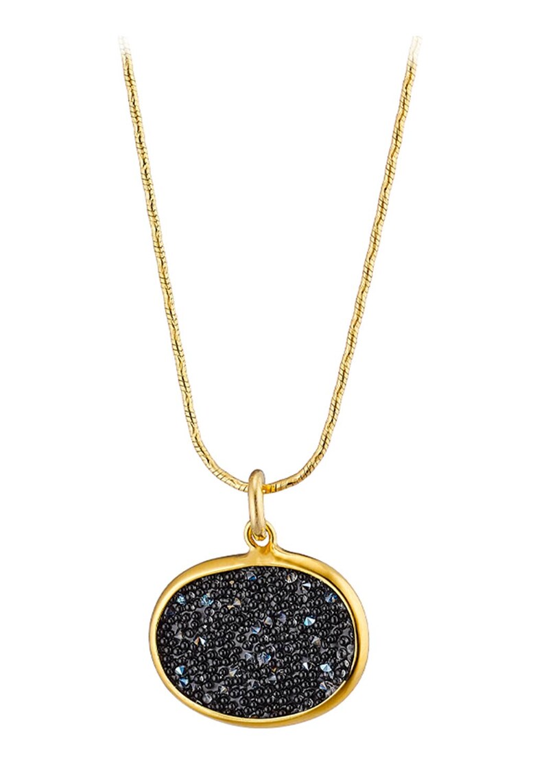 OXETTE Колие с покритие от 18K злато и кристали за Жени OXETTE Колие с покритие от 18K злато и кристали за Жени