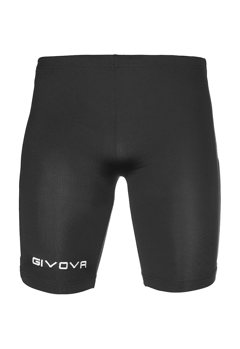 Pantaloni sport barbati - Bermuda Skin - negru - poliester-elastan