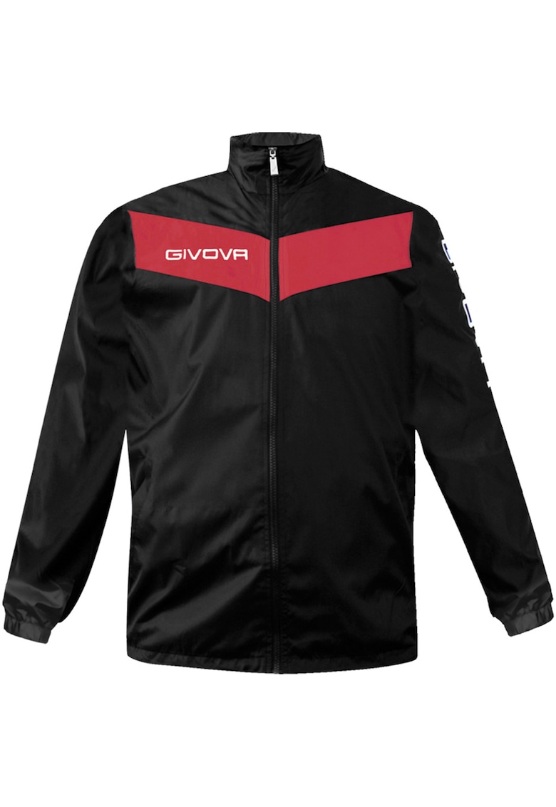 Jacheta sport barbati - Poliester/Nylon - Rosu/Negru - Rosu/Negru