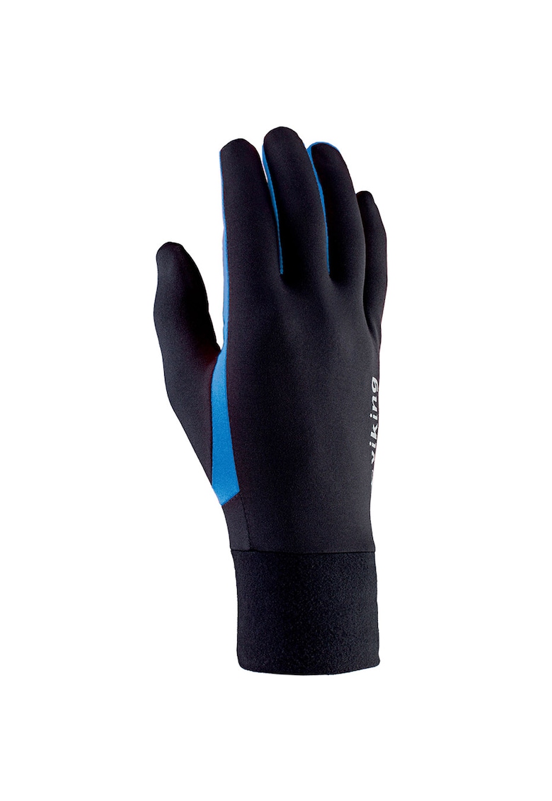 Manusi de alergare - Poliester / Elastan - Negru / Albastru - Marimea