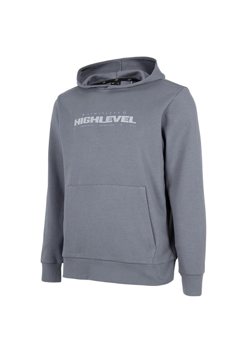 Hanorac barbati - Bumbac/Poliester - Gri -