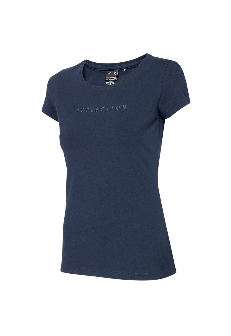 Tricou pentru femei - Bumbac - Elastan - Albastru