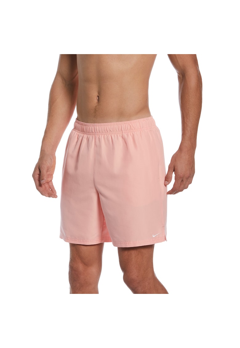 Pantaloni scurti de inot pentru barbati - Poliester - Roz -