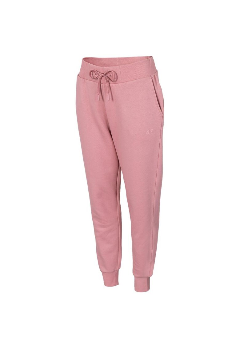 Pantaloni sport dama - Bumbac - Roz - Roz